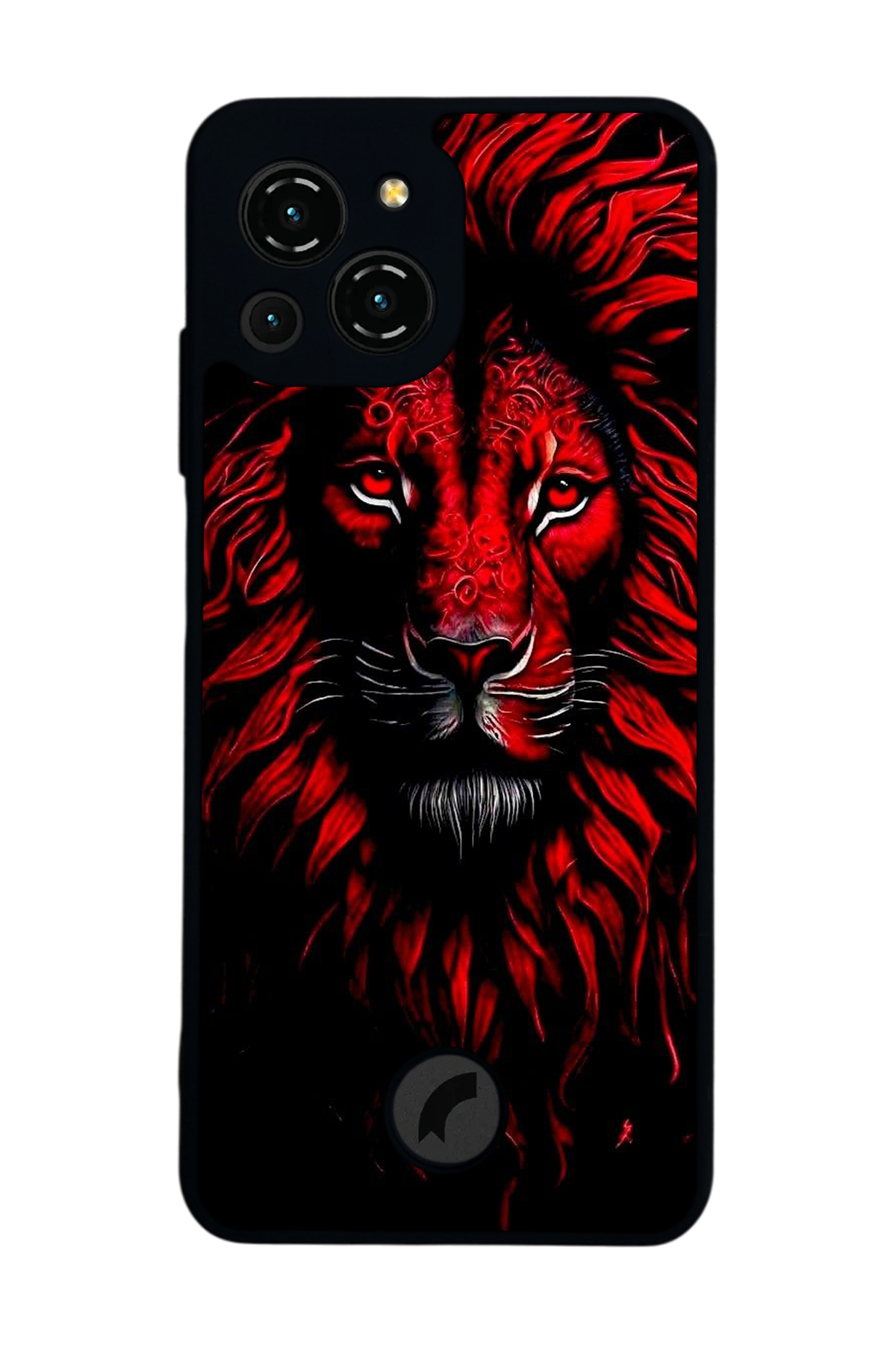 Reeder S23 Pro Max Uyumlu Aslan Tasarımlı Glossy Premium Kılıf