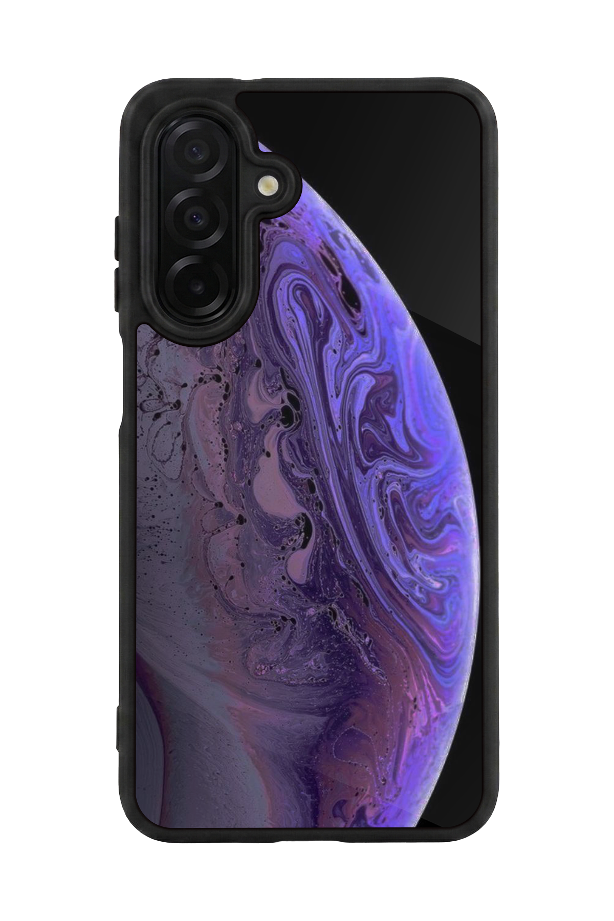 Samsung Galaxy A56 Uyumlu Ay Tasarımlı Glossy Premium Kılıf