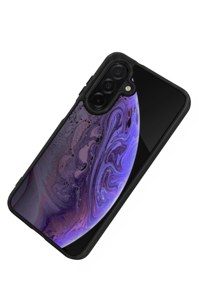 Samsung Galaxy A56 Uyumlu Ay Tasarımlı Glossy Premium Kılıf