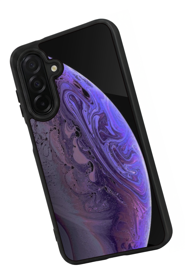 Samsung Galaxy A56 Uyumlu Ay Tasarımlı Glossy Premium Kılıf