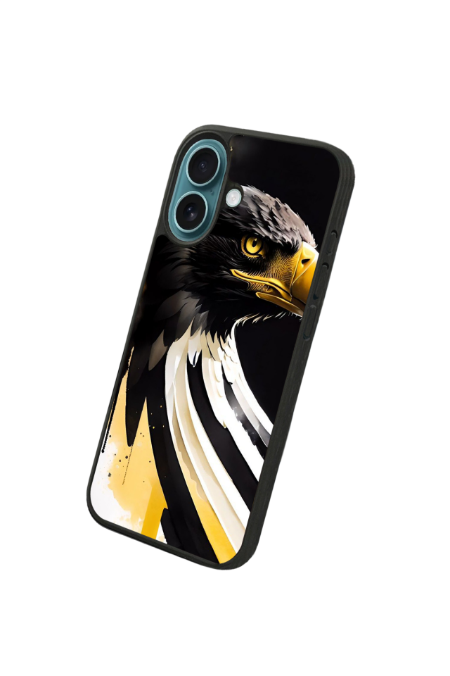 iPhone 16 Uyumlu Besiktas Tasarımlı Glossy Premium Kılıf