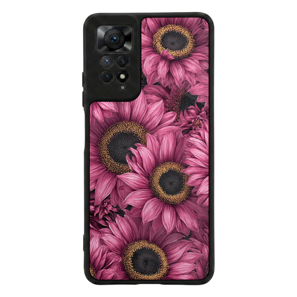 Xiaomi Redmi Note 12 Pro Uyumlu Cicek Tasarımlı Glossy Premium Kılıf