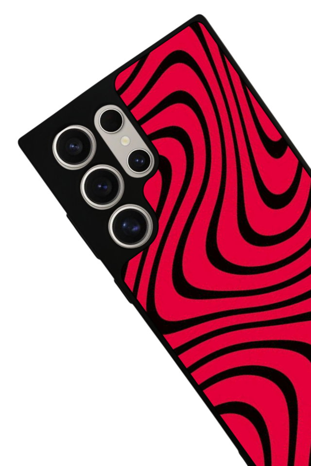 Samsung Galaxy S24 Ultra Uyumlu Çizgi Sanatı Tasarımlı Glossy Premium Kılıf