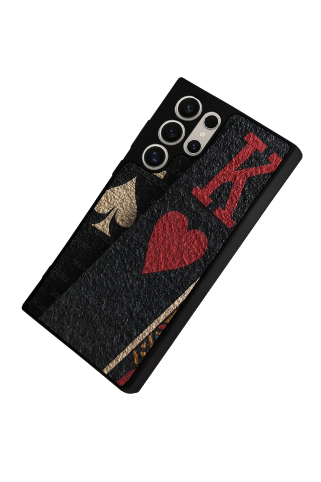 Samsung Galaxy S23 Ultra Uyumlu Kart Tasarımlı Glossy Premium Kılıf