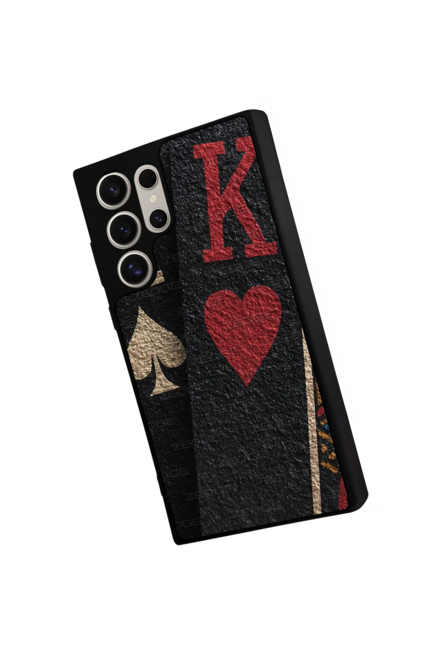 Samsung Galaxy S23 Ultra Uyumlu Kart Tasarımlı Glossy Premium Kılıf