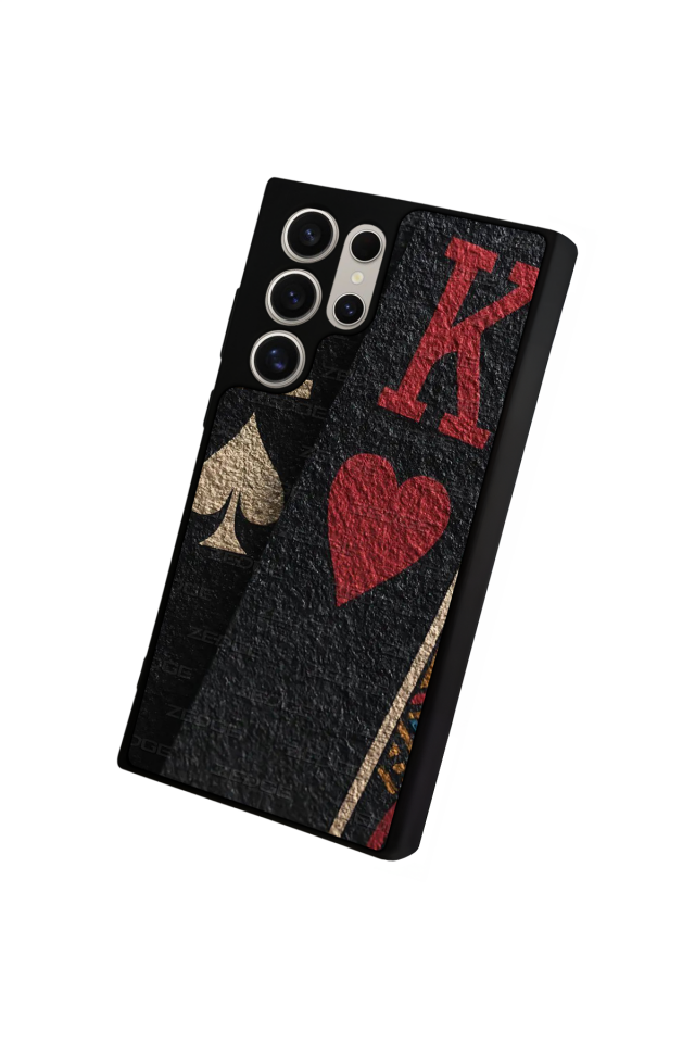 Samsung Galaxy S23 Ultra Uyumlu Kart Tasarımlı Glossy Premium Kılıf