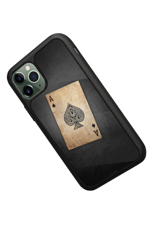 iPhone 11 Pro Uyumlu Kart Tasarımlı Glossy Premium Kılıf