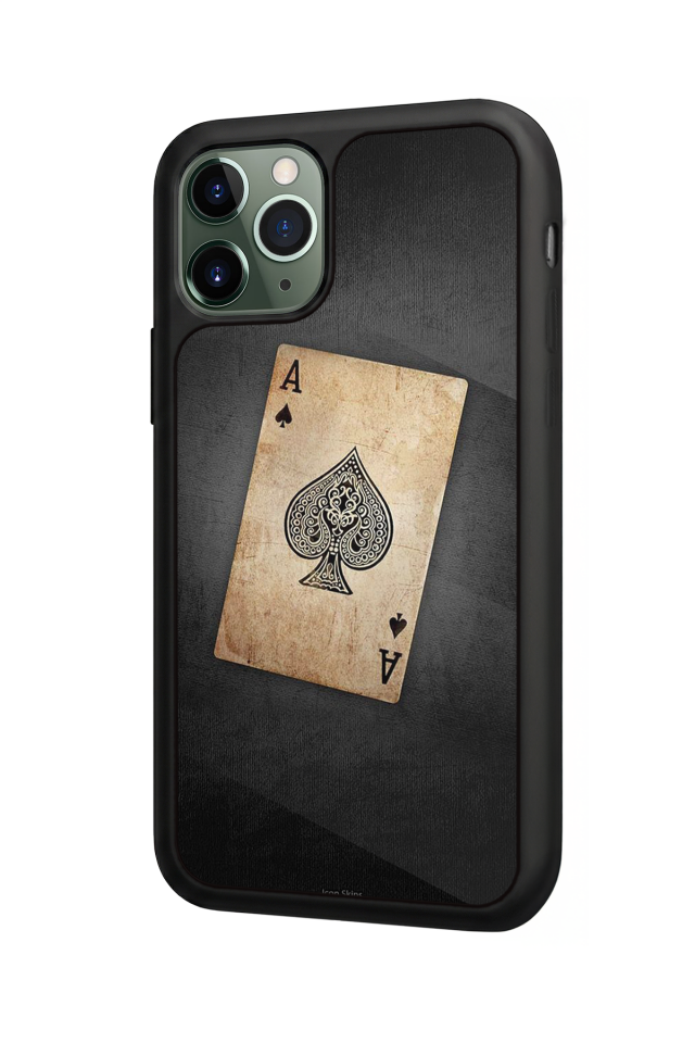 iPhone 11 Pro Uyumlu Kart Tasarımlı Glossy Premium Kılıf