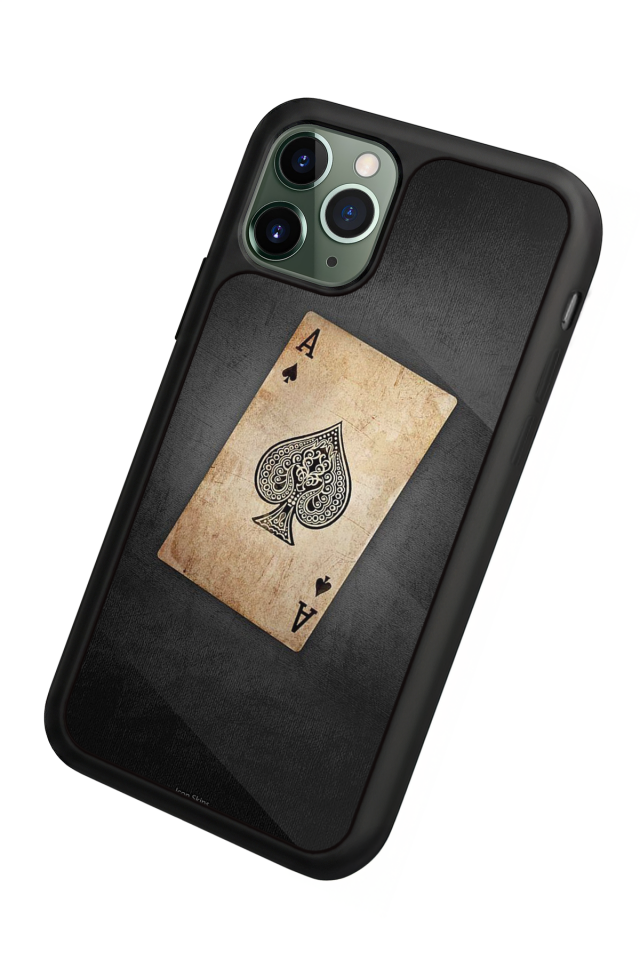 iPhone 11 Pro Uyumlu Kart Tasarımlı Glossy Premium Kılıf