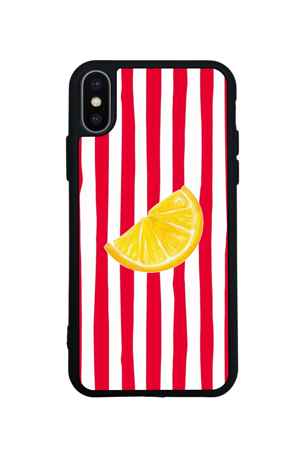 iPhone XS Max Uyumlu Limon Tasarımlı Glossy Premium Kılıf
