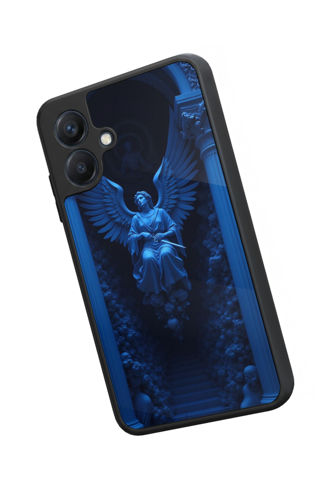 Samsung Galaxy A07 Uyumlu Melek Tasarımlı Glossy Premium Kılıf