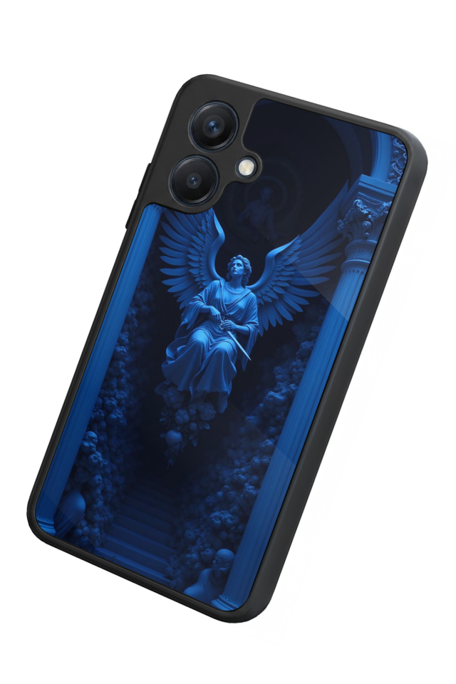 Samsung Galaxy A07 Uyumlu Melek Tasarımlı Glossy Premium Kılıf