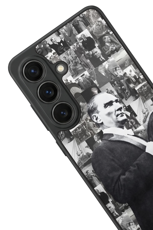 Samsung Galaxy S26 Uyumlu Mustafa Kemal Ataturk Tasarımlı Glossy Premium Kılıf