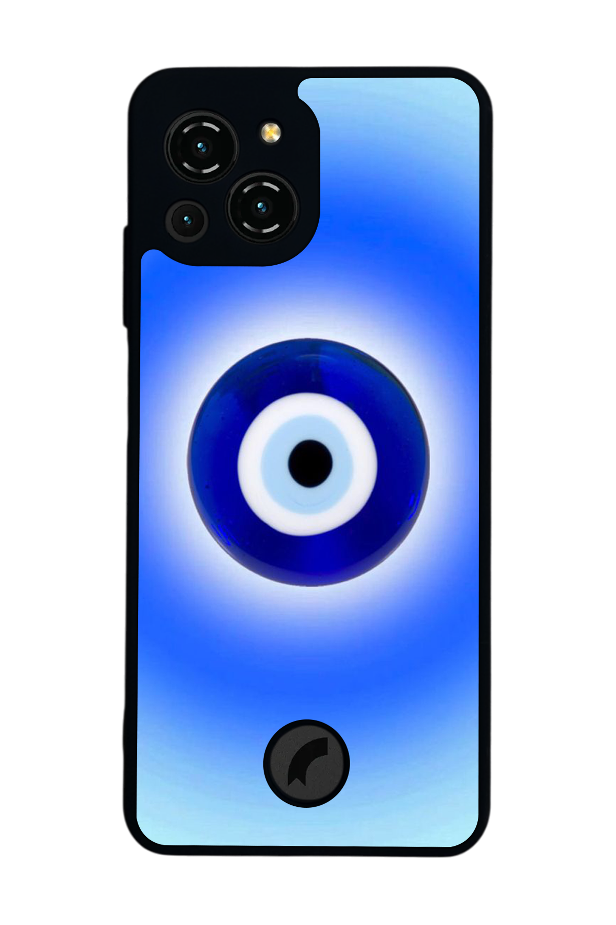 Reeder S23 Pro Max Uyumlu Nazar Tasarımlı Glossy Premium Kılıf