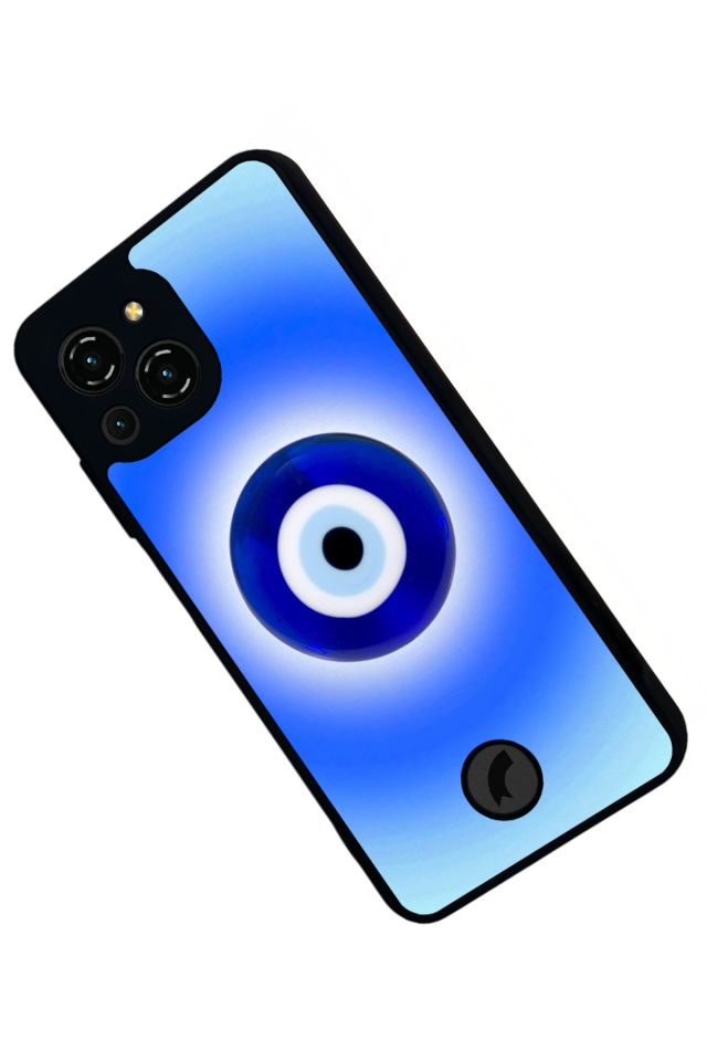 Reeder S23 Pro Max Uyumlu Nazar Tasarımlı Glossy Premium Kılıf