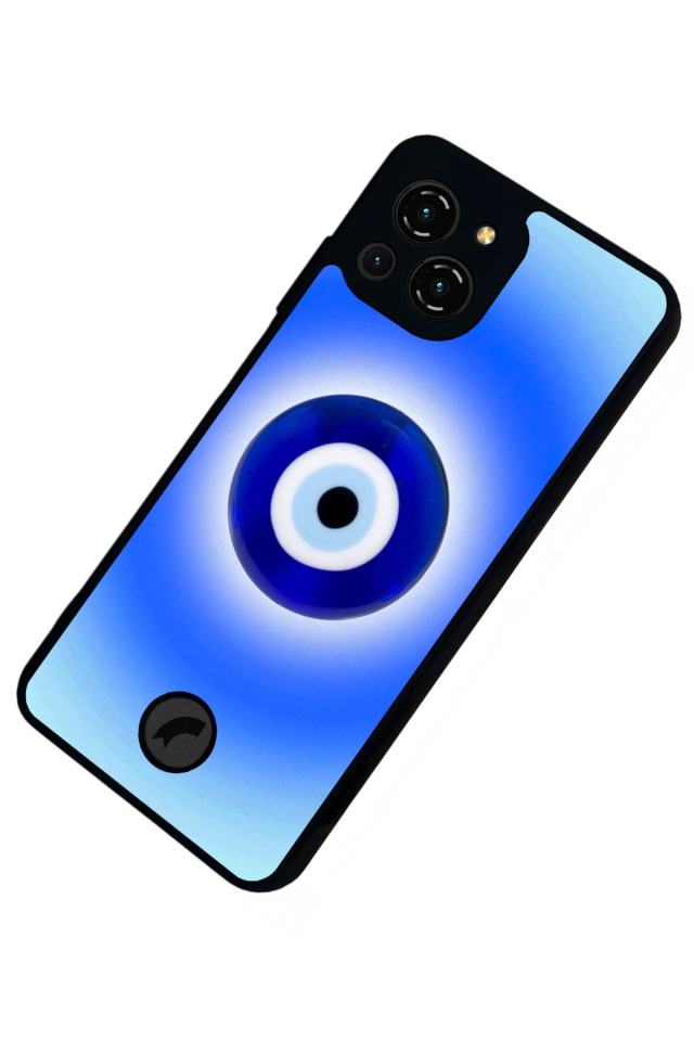 Reeder S23 Pro Max Uyumlu Nazar Tasarımlı Glossy Premium Kılıf