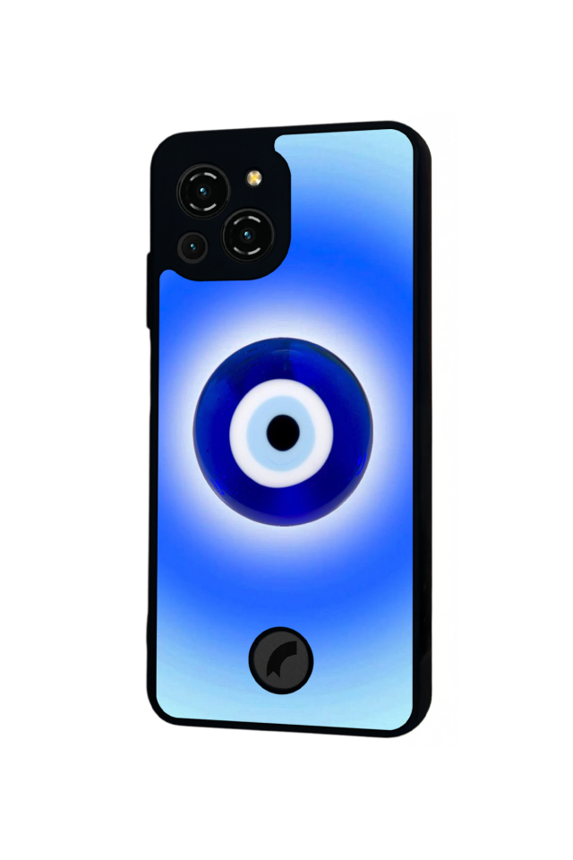 Reeder S23 Pro Max Uyumlu Nazar Tasarımlı Glossy Premium Kılıf