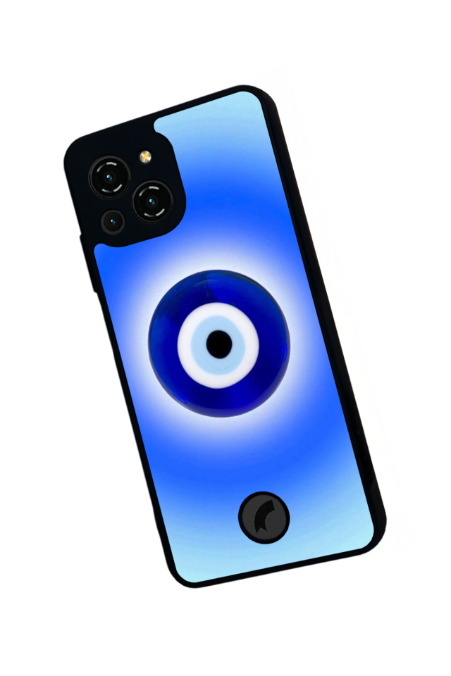 Reeder S23 Pro Max Uyumlu Nazar Tasarımlı Glossy Premium Kılıf