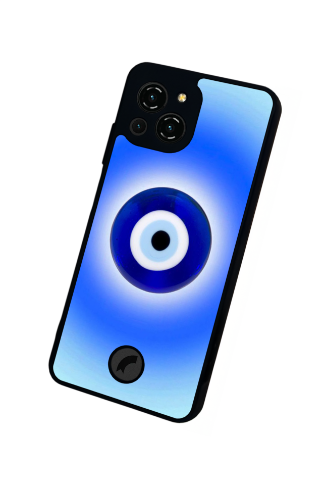 Reeder S23 Pro Max Uyumlu Nazar Tasarımlı Glossy Premium Kılıf