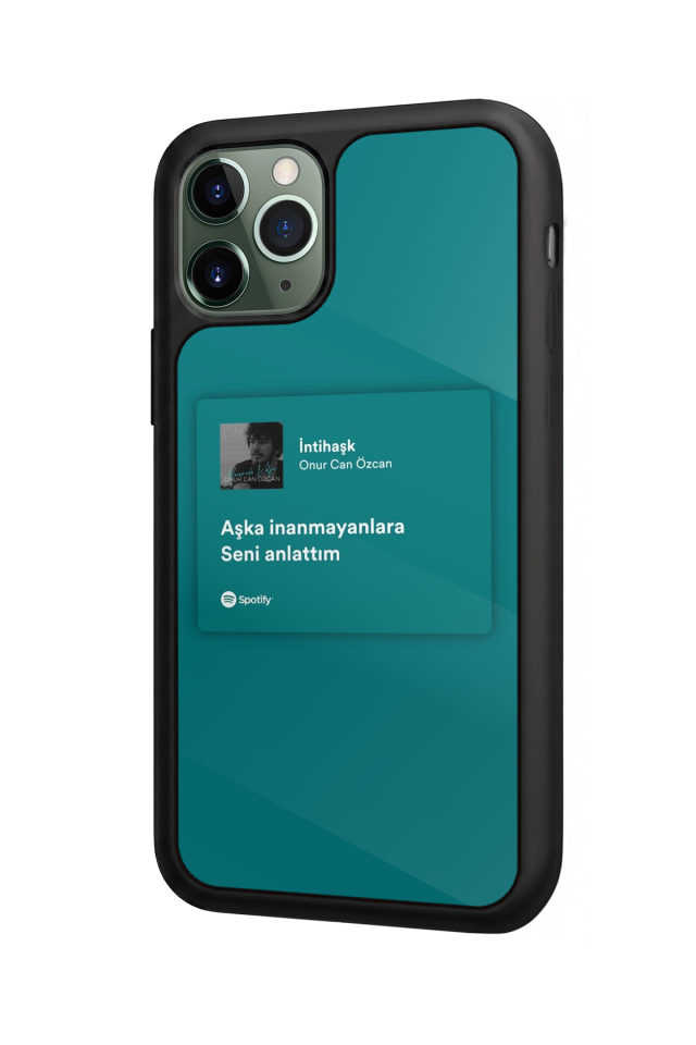 iPhone 11 Pro Max Uyumlu Sarki Sozleri Tasarımlı Glossy Premium Kılıf