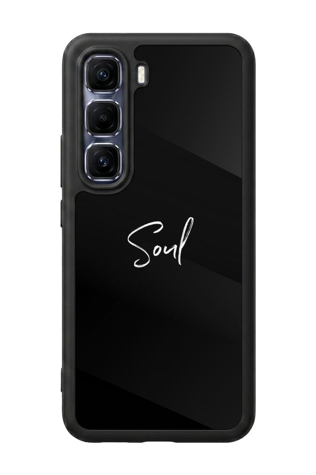 Infinix Hot 60 Pro Plus Uyumlu SOUL Tasarımlı Glossy Premium Kılıf