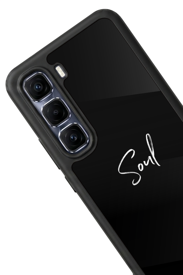 Infinix Hot 60 Pro Plus Uyumlu SOUL Tasarımlı Glossy Premium Kılıf