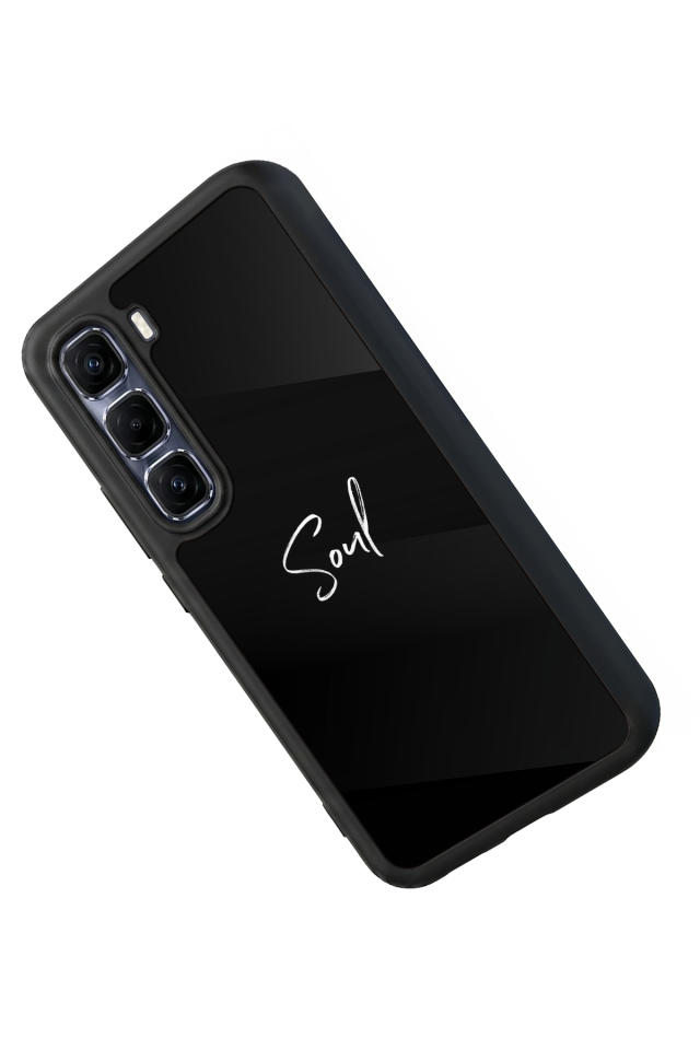 Infinix Hot 60 Pro Plus Uyumlu SOUL Tasarımlı Glossy Premium Kılıf