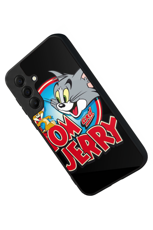 Samsung Galaxy A17 Uyumlu Tom And Jerry Tasarımlı Glossy Premium Kılıf