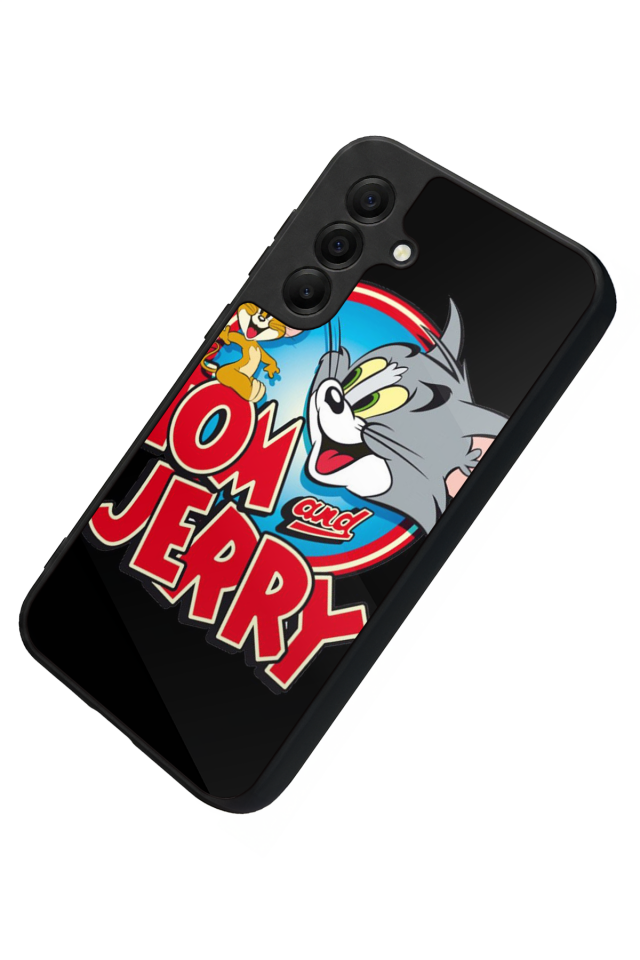 Samsung Galaxy A17 Uyumlu Tom And Jerry Tasarımlı Glossy Premium Kılıf