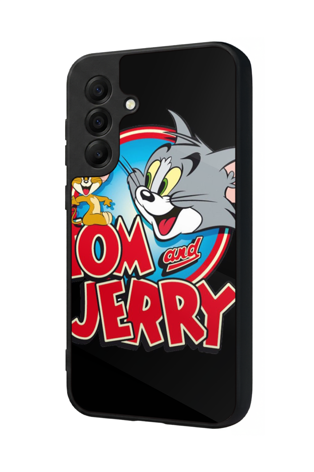 Samsung Galaxy A17 Uyumlu Tom And Jerry Tasarımlı Glossy Premium Kılıf