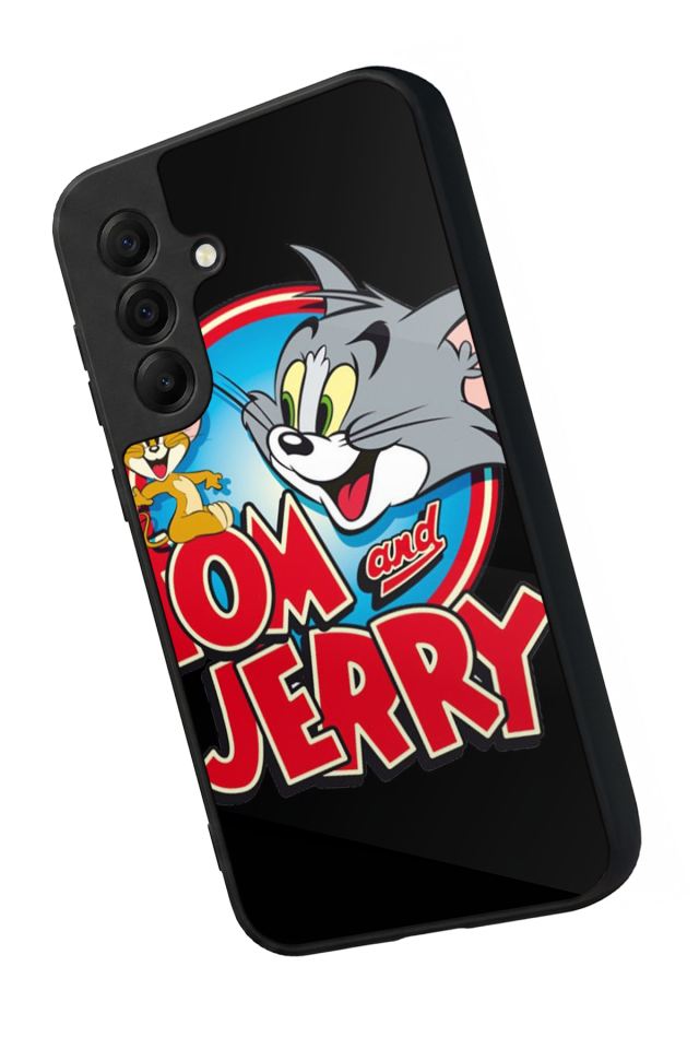 Samsung Galaxy A17 Uyumlu Tom And Jerry Tasarımlı Glossy Premium Kılıf
