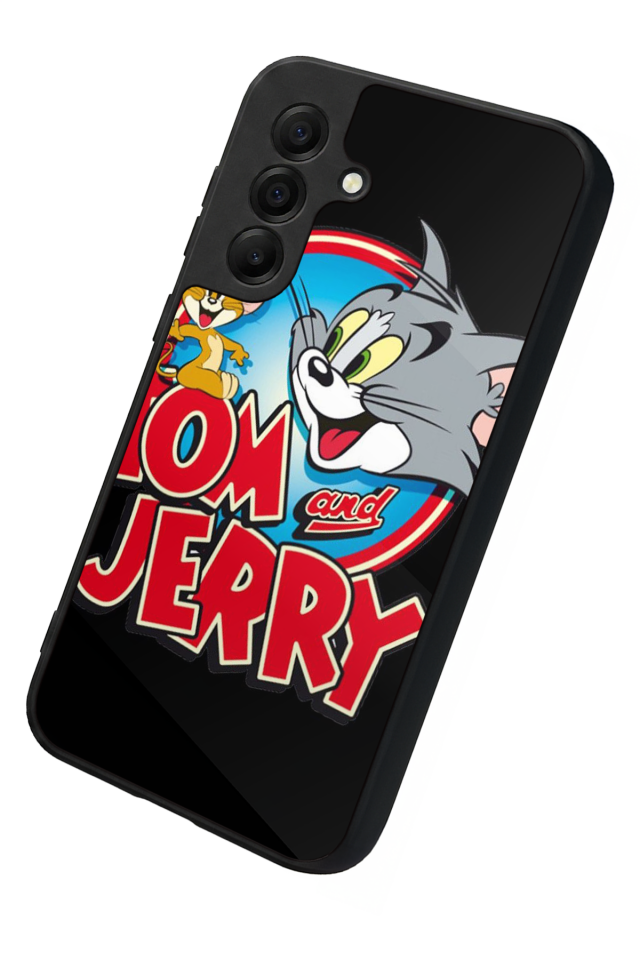 Samsung Galaxy A17 Uyumlu Tom And Jerry Tasarımlı Glossy Premium Kılıf