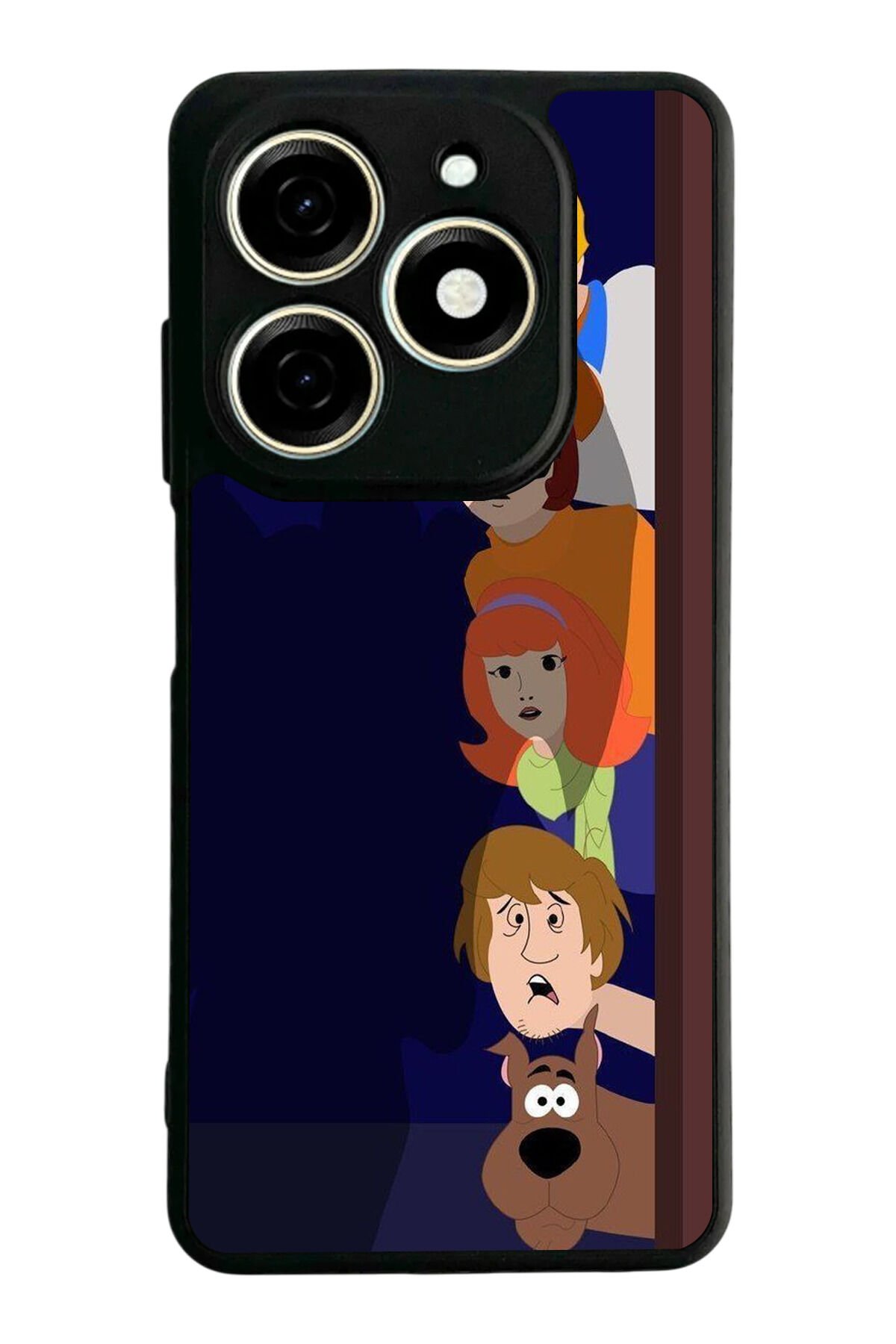 Tecno Spark 20/20C Uyumlu Scooby Doo Tasarımlı Glossy Premium Kılıf