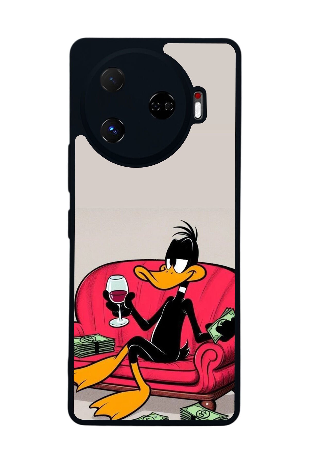 Tecno Camon 30 Pro Uyumlu Daffy duck Tasarımlı Glossy Premium Kılıf
