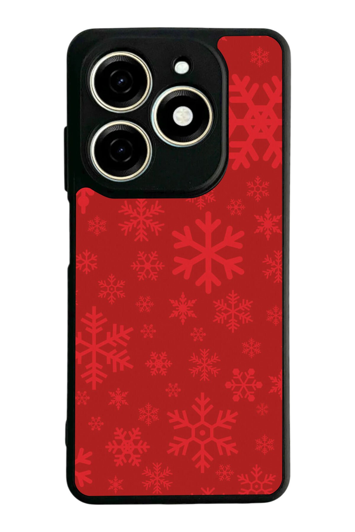 Infınıx Smart 8 Pro Uyumlu Yilbasi Christmas Tasarımlı Glossy Premium Kılıf