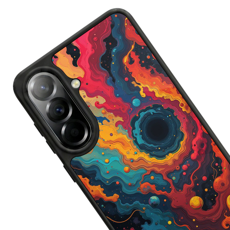 Samsung Galaxy A57 Uyumlu Abstract Tasarımlı Glossy Premium Kılıf