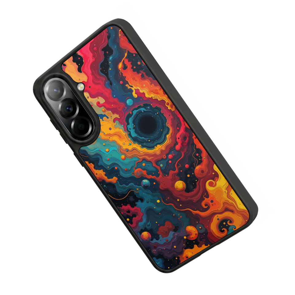 Samsung Galaxy A57 Uyumlu Abstract Tasarımlı Glossy Premium Kılıf