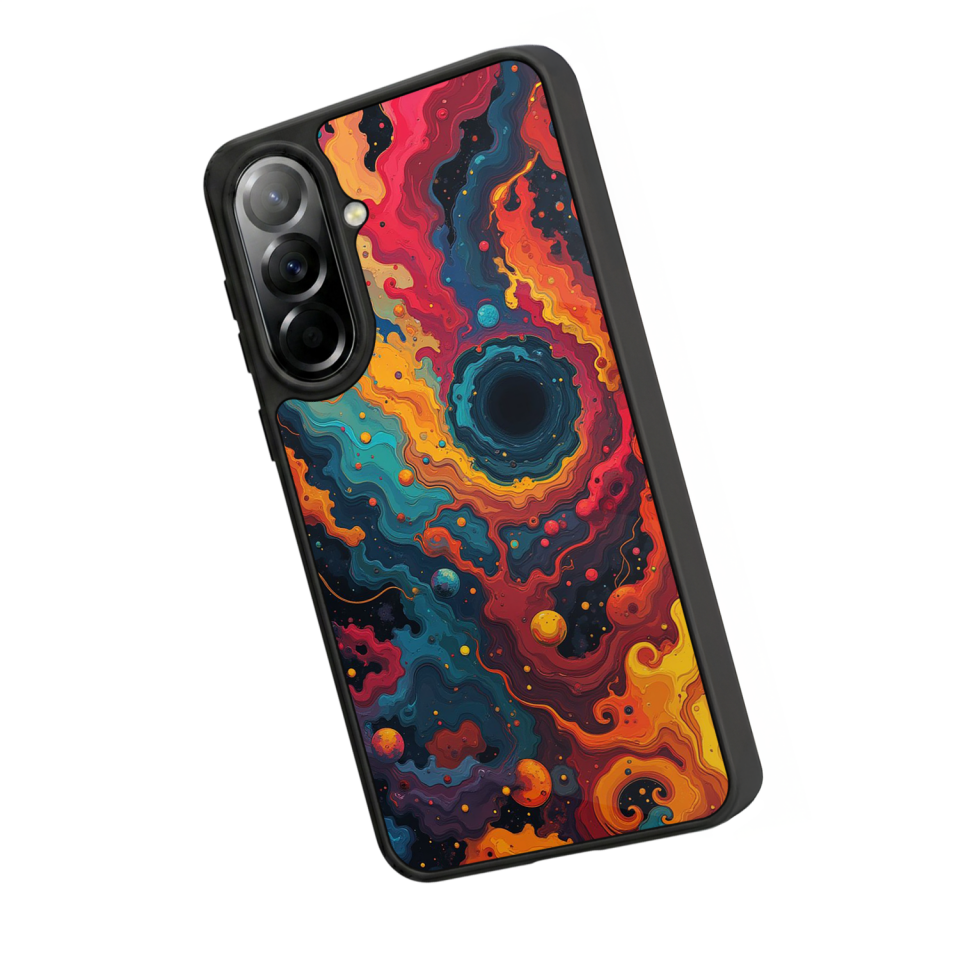 Samsung Galaxy A57 Uyumlu Abstract Tasarımlı Glossy Premium Kılıf