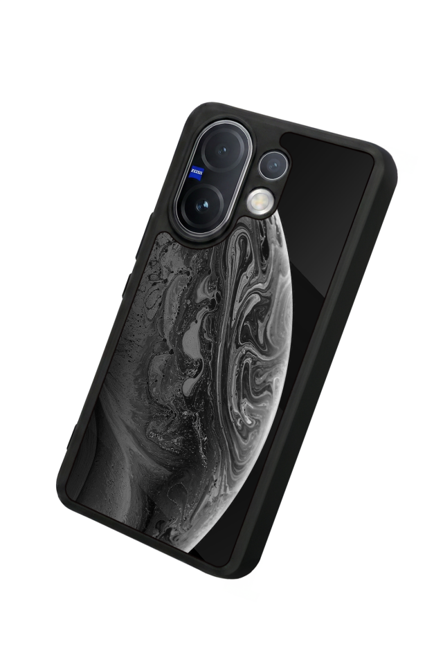 Vivo V60 Uyumlu Ay Tasarımlı Glossy Premium Kılıf