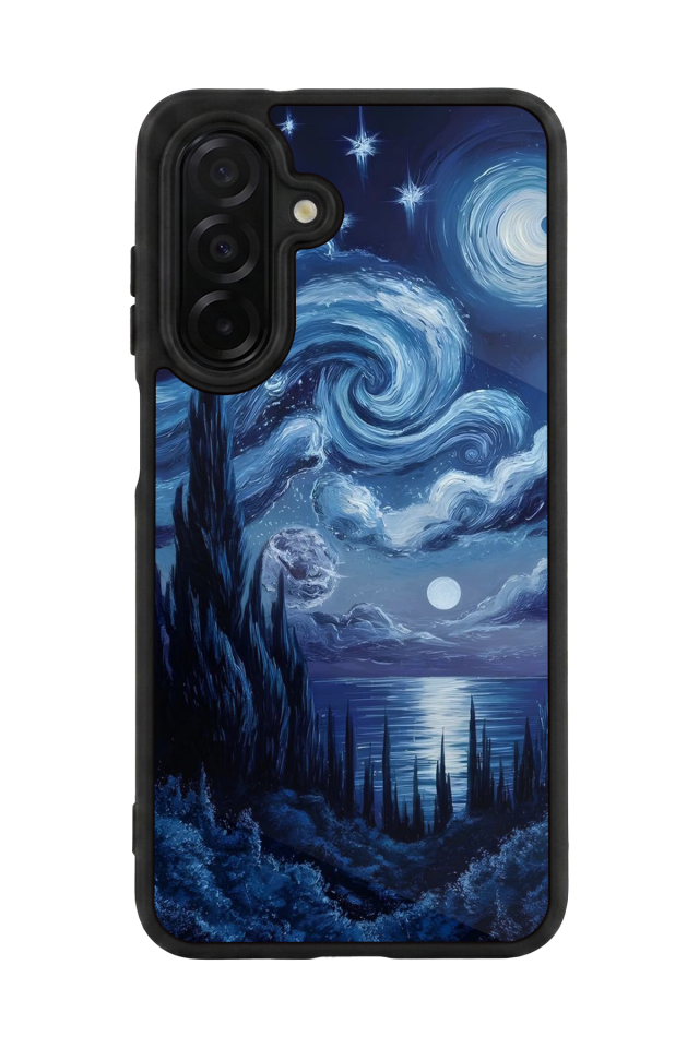 Samsung Galaxy A56 Uyumlu Ay Tasarımlı Glossy Premium Kılıf