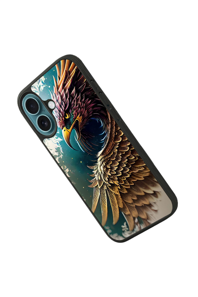 iPhone 16 Uyumlu Besiktas Tasarımlı Glossy Premium Kılıf