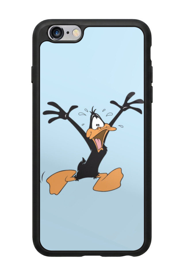 iPhone 6 Plus Uyumlu Daffy duck Tasarımlı Glossy Premium Kılıf