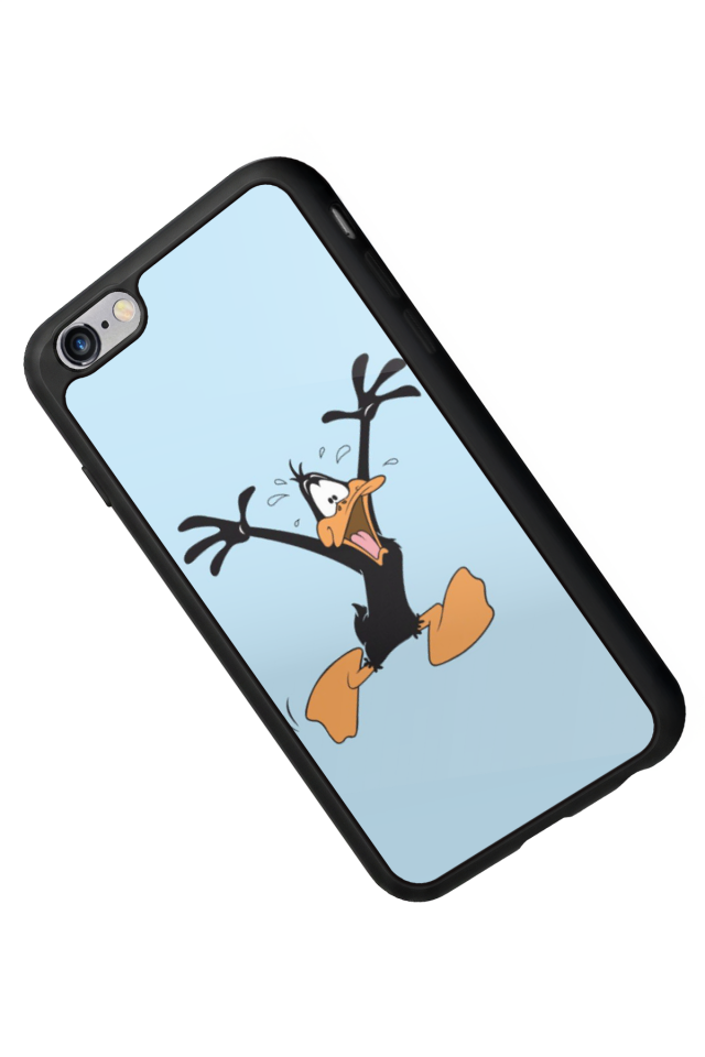 iPhone 6 Plus Uyumlu Daffy duck Tasarımlı Glossy Premium Kılıf