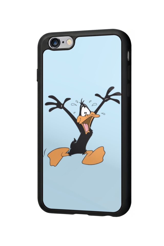 iPhone 6 Plus Uyumlu Daffy duck Tasarımlı Glossy Premium Kılıf