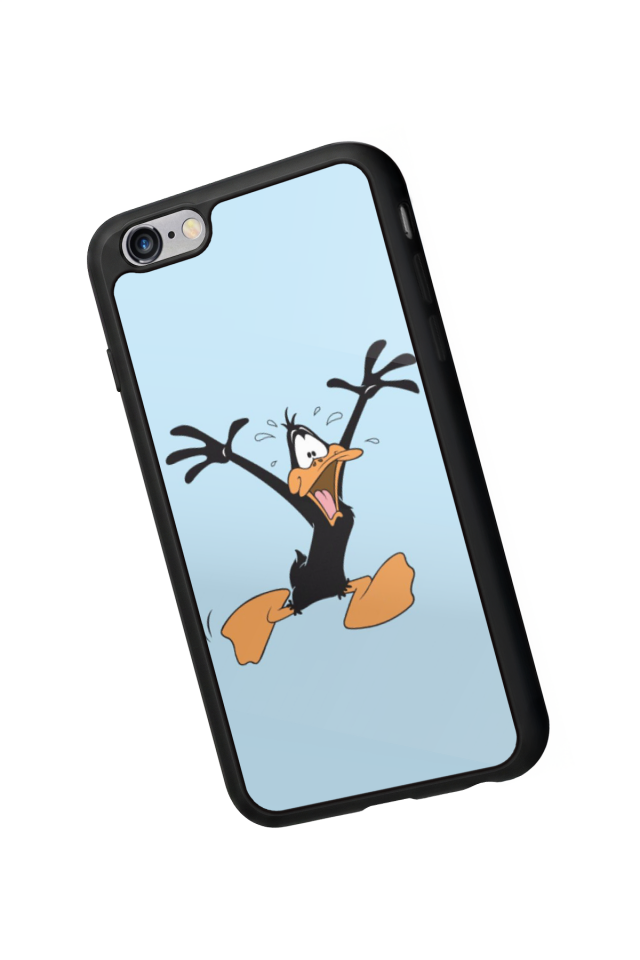 iPhone 6 Plus Uyumlu Daffy duck Tasarımlı Glossy Premium Kılıf