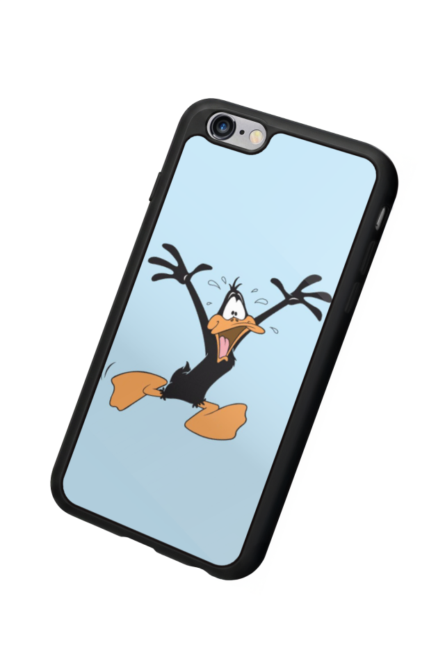 iPhone 6 Plus Uyumlu Daffy duck Tasarımlı Glossy Premium Kılıf