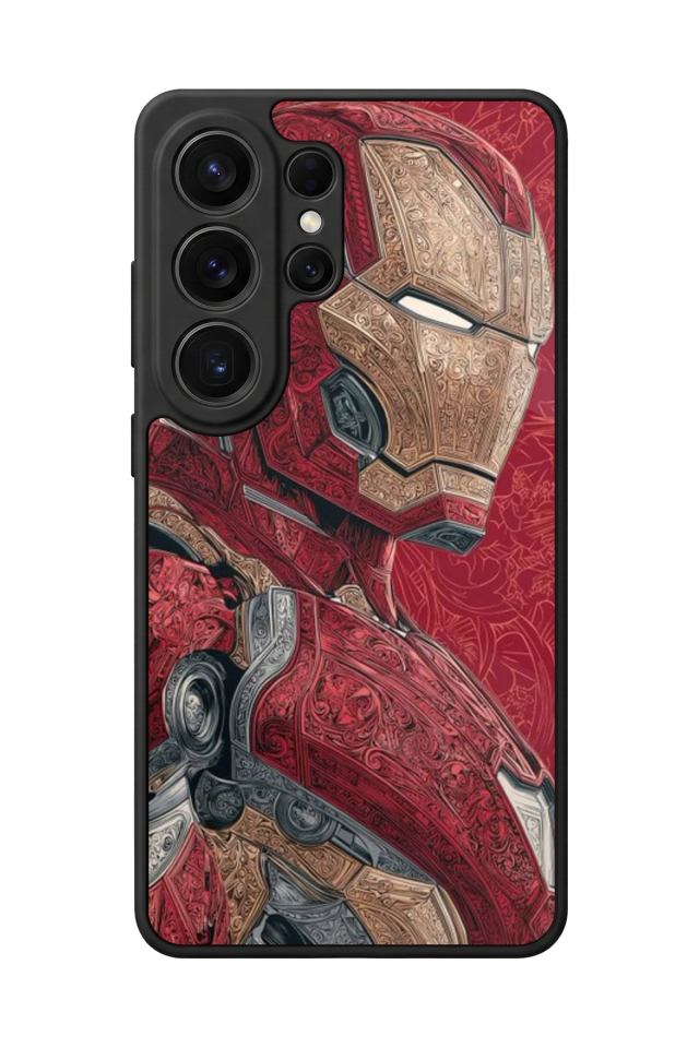 Samsung Galaxy S26 Ultra Uyumlu  Iron Man ( Demir Adam ) Tasarımlı Glossy Premium Kılıf