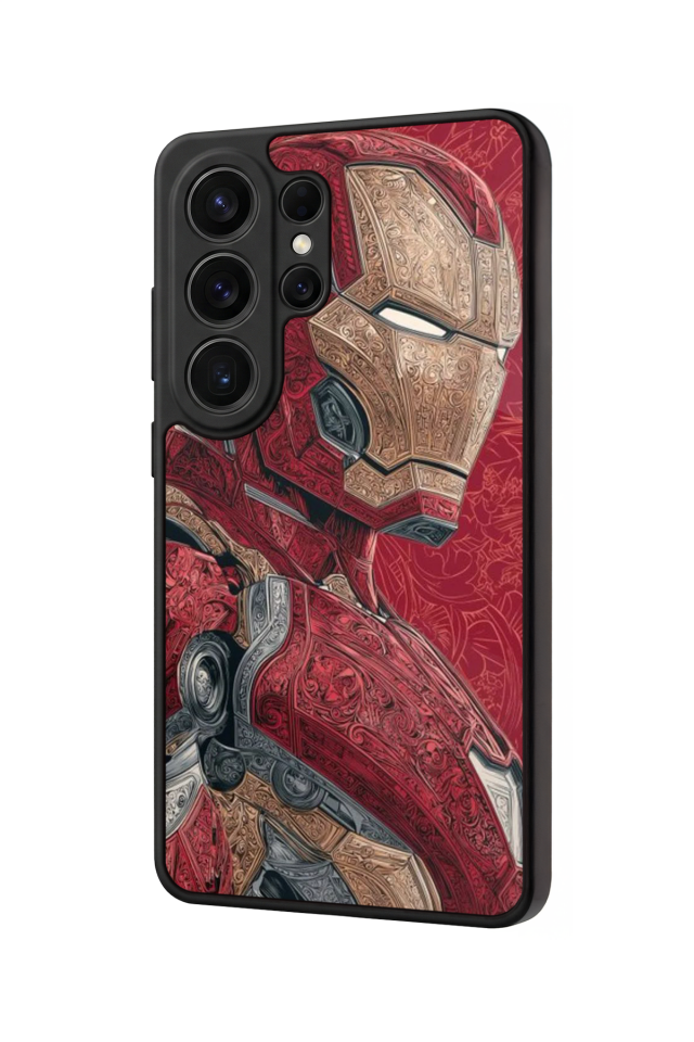 Samsung Galaxy S26 Ultra Uyumlu  Iron Man ( Demir Adam ) Tasarımlı Glossy Premium Kılıf
