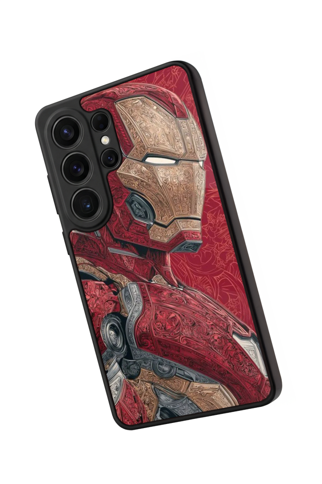 Samsung Galaxy S26 Ultra Uyumlu  Iron Man ( Demir Adam ) Tasarımlı Glossy Premium Kılıf