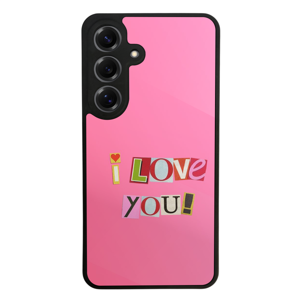 Samsung Galaxy S25 Uyumlu Kalp Love Tasarımlı Glossy Premium Kılıf